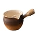 thumbnail image 5 of Tetera de cerámica con colador Strade Fareast Limited Marrón grande, 5 of 8