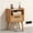 Tea Color, variant on LELELINKY Mid Century Nightstand with Rattan Accents, Bedside Table with Drawer and Open Shelf, Solid Wood Legs, Walnut
