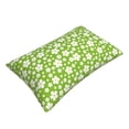 thumbnail image 2 of Haiem Pillowcase for Hair and Skin Queen - Green White Flowers Printed Soft Pillowcase with Envelope Closure-16"x24", 2 of 8