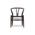 thumbnail image 2 of Baxton Studio Wishbone - Chair - hemp - black (pack of 2), 2 of 4