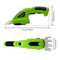 thumbnail image 2 of Eigraketly Cortasetos eléctrico verde inalámbrico para recortar setos y cortador de césped que ahorran esfuerzo Herramientas eléctricas, 2 of 6