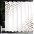 thumbnail image 3 of Ambesonne Abstract Shower Curtain, Futuristic Beam Art Print, 69"Wx70"L, Brown Caramel, 3 of 4
