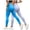 Blue, variant on Yoga Pants Women 2 Pack High Waist Leggings Soft Stretchy Workout Running Pants Size M