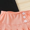 thumbnail image 4 of TAIAOJING Baby Girls Summer Clothes Kids Toddler Girls Spring Summer Solid Cotton Sleeveless Skirts Outfits 12-18 Months, 4 of 6