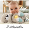thumbnail image 4 of Máquina de sonido de peluche portátil Fisher-Price Baby Toy Soothe 'n Snuggle Otter con luces musicales y movimiento de respiración para recién nacidos de 0 meses en adelante, 4 of 5