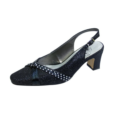 

FLORAL Velma Women s Wide Width Slingback Dress Pumps
