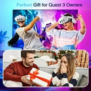 2 Pack Upgraded Lens Protector for Meta Quest 3, High Definition Camera Lens Protector for Oculus 3, Alloy Frame, Thin 9H Tempered Glass for VR Accessories
