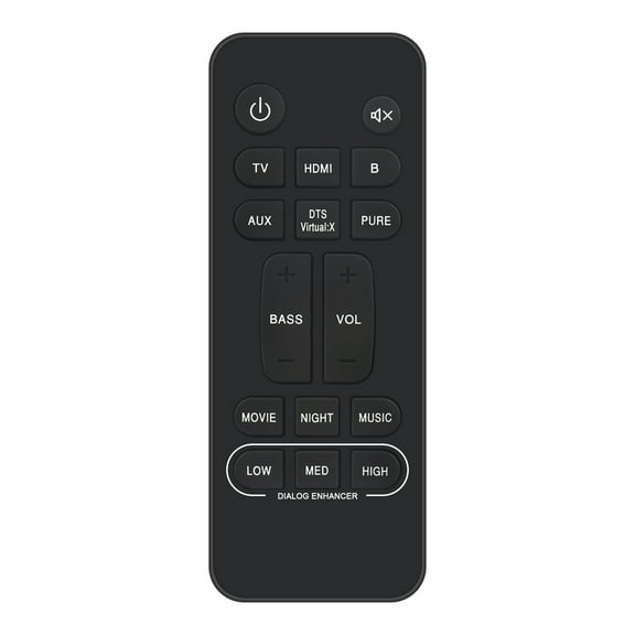 Allimity RC-1251 Replaced Remote Control Compatible with Denon Soundbar RC-1242 RC-1245 DHT-S216H DHT-S217