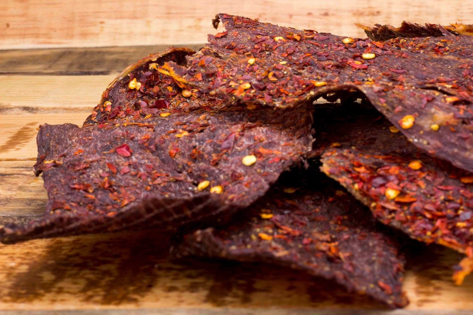 Red Chile - El Ranchito Crunchy Beef Jerky NET WT. 2 OZ