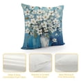 thumbnail image 4 of Creowell Flowers Pillow Covers Indoor Outdoor Short Plush Pillow Case for Car Sofa Bedroom, Wrinkle Resistant Breathable Pillow Case 1PC 20x20in, 4 of 5