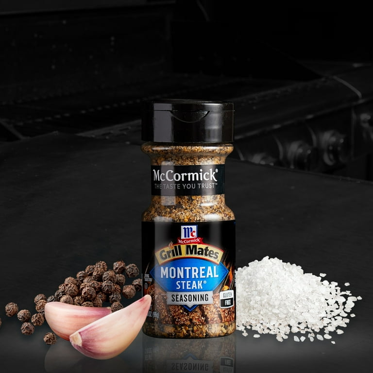 McCormick Grill Mates Gluten Free Montreal Steak Seasoning 3.4 oz Bottle
