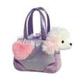 thumbnail image 4 of Aurora - Small Purple Fancy Pals - 6" Trendy Sparkle Purple - Fashionable Stuffed Animal, 4 of 6