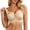 Beige, variant on Comfortable and Transparent Shoulder Strap Cordless Backless Spongeless with Convertible Shoulder Straps Sports Bra High Support Womens Bras Front Closure Bras for plus Size Women Neck Bra Sports Bra