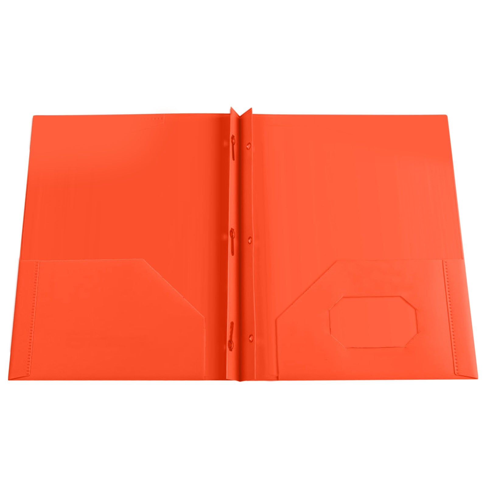 JVBTVB 10 Pcs Heavy Duty Plastic Pocket Folders - Letter Size File Folders with Pockets for Office & School Organization, Back to School Supplies, 7 Fashion Colors, Durable Document Organizer