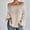 Beige, variant on Womens Off the Shoulder Striped Cute Sweater Oversized Lantern Long Sleeve Pullover Knit Sweaters Cozy Jumper Tops