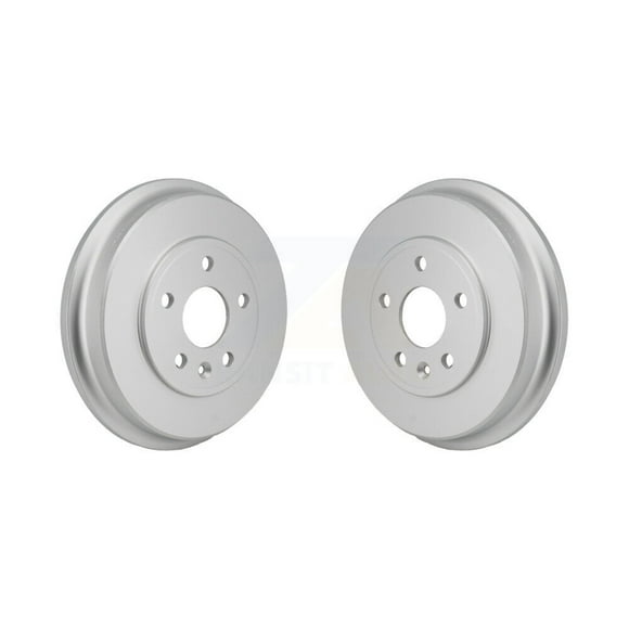 Genius Rear Coated Brake Drums Pair for Car Chevrolet Trax Sonic KG-102043