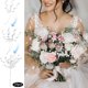 thumbnail image 4 of 25 Piezas de de Flores con Cuentas Acrílicas, Púas Acrílicas para Decoración de Bodas, Hogar y Flores., 4 of 6