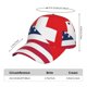 thumbnail image 2 of Balery USA Switzerland Gorra de béisbol de tamaño ajustable para correr, entrenar y actividades al aire libre. Gorra de papá para todas las estaciones., 2 of 6