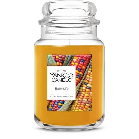 Yankee Candle Harvest Original Large Jar Scented Candles, 22 oz