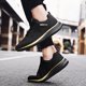 thumbnail image 3 of Zapatillas de deporte casuales de estilo coreano de gran tamaño, zapatos para hombre, zapatos para correr de moda para hombre, zapatos de hombre con tejido volador, 3 of 6