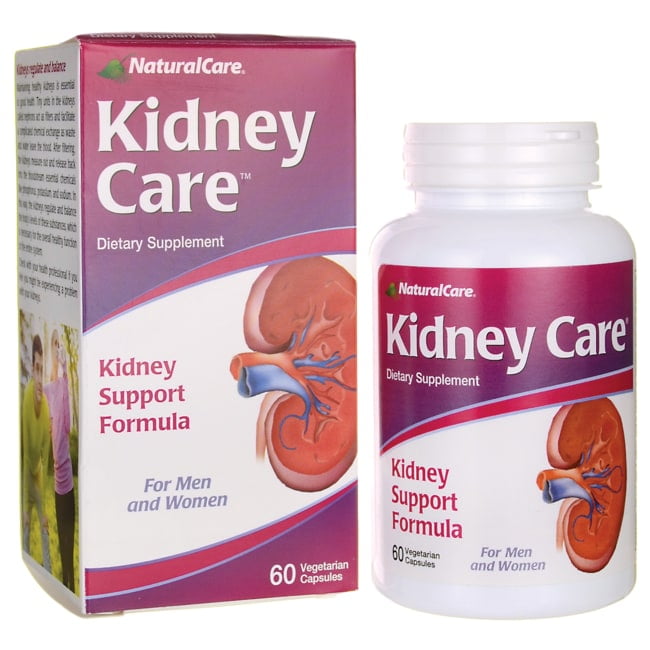 NaturalCare Kidney Care | Kidney Support Formula Dietary Supplement | Supports Proper Kidney & Gallbladder Function | Potent Cranberry | 60 Capsules