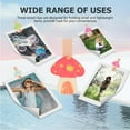thumbnail image 3 of HINTRMENT 50pcs Mushroom Clip Hemp Rope Small Clip for Hanging Photo Collage and Various Uses, 3 of 6