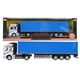 thumbnail image 1 of 1:48 Alloy Container Truck Model Highly Simulated Kids Toy Blue Vehicle, 1 of 2