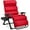 Crimson Red, variant on Wubio Oversized Zero Gravity Chair, Folding Outdoor Patio Recliner, XL Anti Gravity Lounger w/Removable Cushion, Cup Holder, Side Tray, 350lb Capacity - Onyx Black