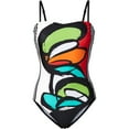 thumbnail image 2 of Women's Swimsuits Bikinis One Piece Under $10 Print Push-Up Padded Bathing Beachwear, 2 of 7