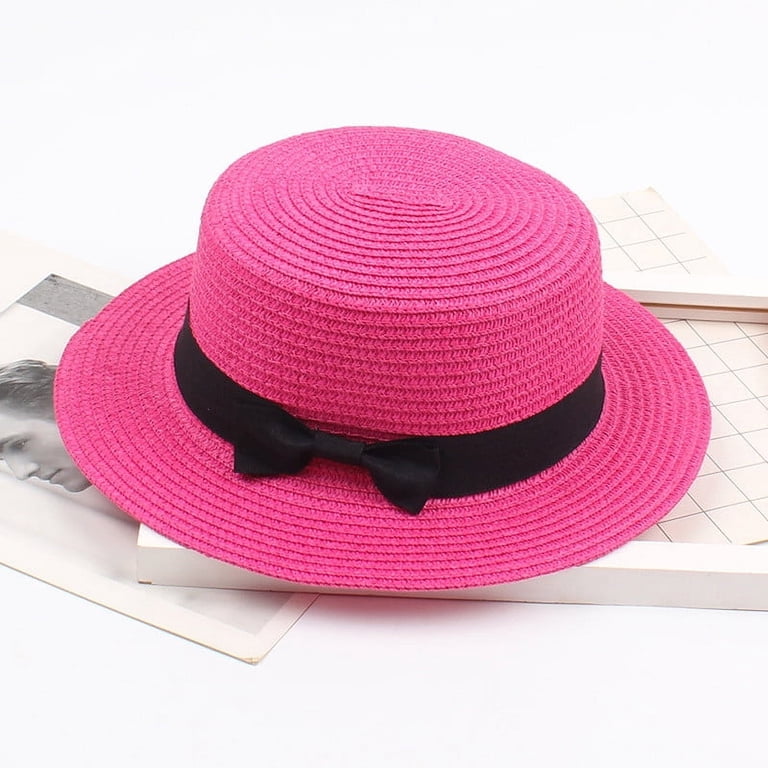 PMVFHDE Stylish Breathable Straw Visor Top for Women Outdoor  display picture 2