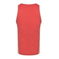 thumbnail image 2 of 30 Singles Ring-Spun Fabric Tank Top - Red Heather XL, 2 of 2