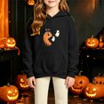 thumbnail image 2 of Weebloom Kids Halloween Hoodies For Boys Girls Cute Graphic Fleece Toddler Hoodie Pullover Tops With Pocket,Size 4-14 Y, 2 of 4