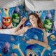 thumbnail image 5 of Juego de edredón Inside Out 2 Comfort Twin para niños y adultos, regalo de 3 piezas, estampado de dibujos animados, tamaño King, funda de almohada y sábana, 5 of 6