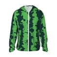 thumbnail image 2 of Lsque Green Stripes Of Watermelon UPF 50+ Lightweight Sun Protection Men's Women's Long Sleeve Shirt, Hoodie Performance -Small, 2 of 9