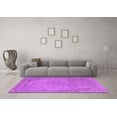 thumbnail image 3 of Ahgly Company Indoor Square Persian Purple Traditional Area Rugs, 8' Square, 3 of 4