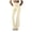 White, variant on UOCUFY Women's Yoga Pants with Pockets Flare Leggings High Waist Yoga Dress Pants Tall Bootcut Casual Work (Pink,S)
