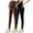 #7, variant on XUNKUSGA 2PC Maternity Leggings Casual Soild Color Over The Belly Bump Yoga Pants Classic Full Length Pregnancy Leggings for Women Comfortable Soft Workout Leggings S-XL Gold