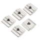 thumbnail image 1 of Tuerca en T M4 para perfiles de extrusión de aluminio de la serie 3030 12 Pcs, 1 of 4