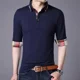 thumbnail image 3 of Ropa para hombre Jersey Top Talla grande Camiseta tipo polo para hombre Gran tamaño Blanco Botones a granel Harajuku Moda Xl Ajuste regular Algodón A, 3 of 5