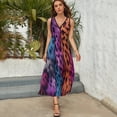 thumbnail image 4 of Leopard Print Pattern Art Sleeveless Dress Women's Summer Suit Dresses for Women 2025 Luxury Party Dress, 4 of 6