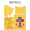 thumbnail image 3 of XCHQRTI Faith 4th of July Shirt Plus Size Women Graphic Tees Summer Short Sleeve Tops, 3 of 7
