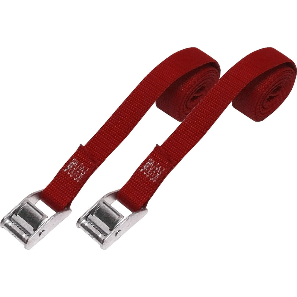 CustomTieDowns, 2 Pack, 1 Inch x 4 Foot Cinch Strap Endless Loop Tie