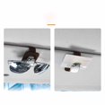 thumbnail image 4 of Clip para gafas de visera de coche - Soporte duradero para gafas de cuero sintético | Organizador de Tarjetas Seguras | Compacto 6,7x4,8x2cm | Encaja en la ranura del parasol del coche | Incluye 1, 4 of 6