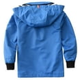 thumbnail image 5 of Hiheart Boys Girls Water Resistance Hooded Jackets Cotton Lined Rain Jackets Blue 4-5 yrs, 5 of 7