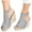 Gray, variant on Wioihee Women Solid Summer Ladies Comfy Sandals Slope Heel Casual Beach Shoes Black 8(40)