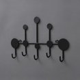 thumbnail image 4 of Wrought Iron Hook Simple Modern Metal Coat Hook Wall Hanger Storage Rack for Home Bedroom Dormitory Wardrobe Door color, 4 of 4