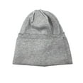 thumbnail image 4 of WREESH Women's Star Hot Diamond Beanie Fashion Solid Color Curling Fall and Winter Knitting Pile Cap, Baotou Hat Gray, 4 of 5