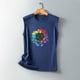 thumbnail image 3 of Tops Para Mujer Elegante Blusa Casual Moda Causal Rounk Cuello Estampado Camiseta Sin Mangas Tanque Odeerbi ODB160917, 3 of 3