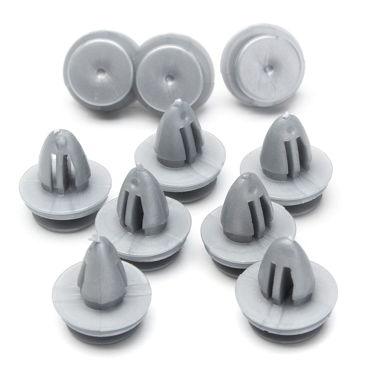10x Clips For BMW Series 1 3 Grey Plastic Interior Door Card Trim Panel Fastener