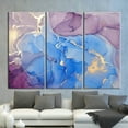 thumbnail image 2 of Gold Marble Art Canvas, Modern Printed, Alcohol Ink Wall Decor, Purple And Blue Marble Printed Canvas, Luxury Marble Art, Abstract Art, Canvas Wall Decor - Gallery Wrapped, 2 of 9